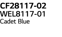 CF28117-02 WEL8117-01 Cadet Blue
