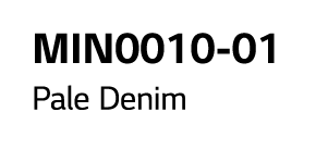 MIN0010-01 Pale Denim