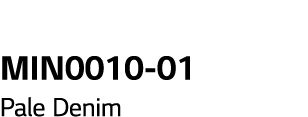 MIN0010-01 Pale Denim