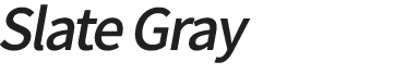 Slate Gray