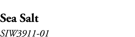 Sea Salt SIW3911-01