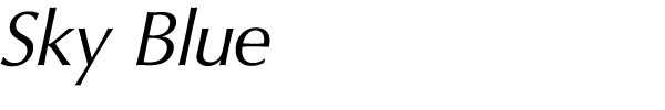 Sky Blue