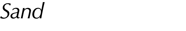 Sand