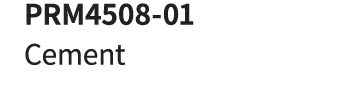 PRM4508 01 Cement
