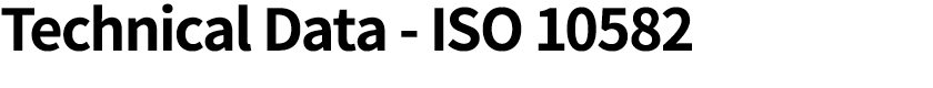 Technical Data ISO 10582