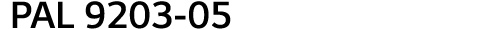  PAL 9203-05 