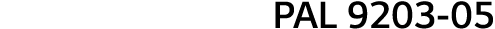  PAL 9203-05 