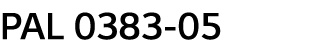 PAL 0383-05