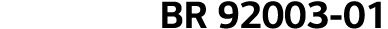 BR 92003-01