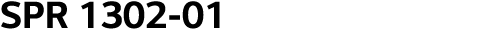 SPR 1302-01
