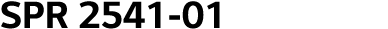 SPR 2541-01
