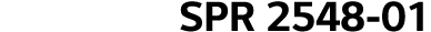 SPR 2548-01