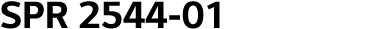 SPR 2544-01