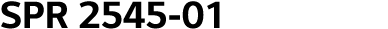 SPR 2545-01
