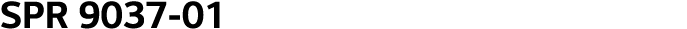 SPR 9037-01