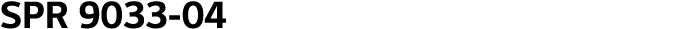 SPR 9033-04
