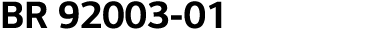 BR 92003-01