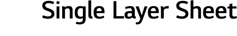 Single Layer Sheet