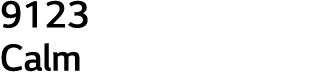 9123 Calm