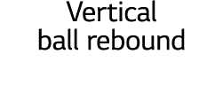 Vertical ball rebound