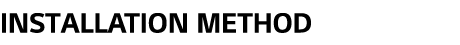 Installation method