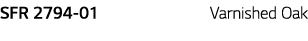 SFR 2794-01 Varnished Oak