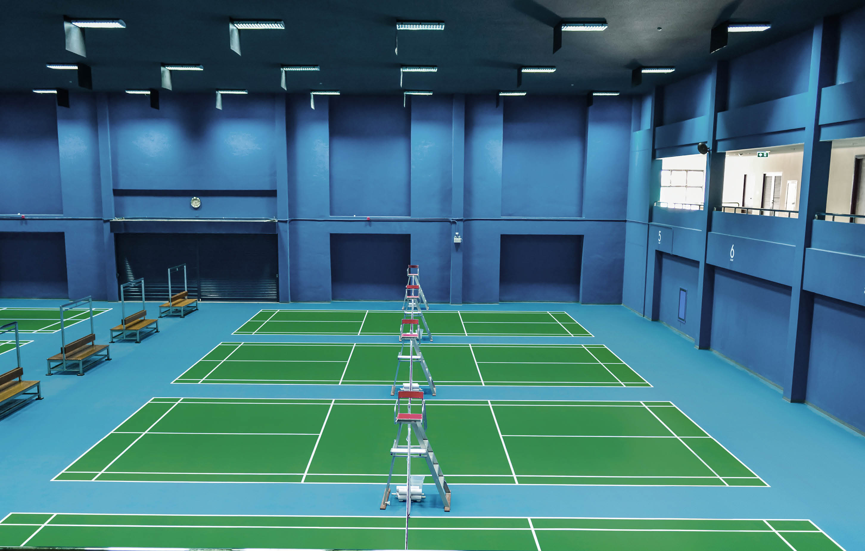 Badminton Stadium in sport club